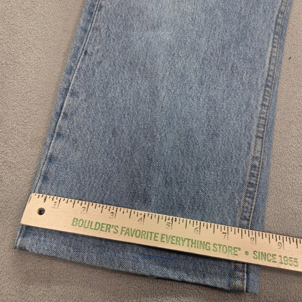 Vintage‎ Levis 501 Jeans Mens Light Blue Made USA Altered Stains 90s Fits 33x24